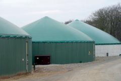 Prelate PVC pentru containere biogaz cu rezistență hidrolitică